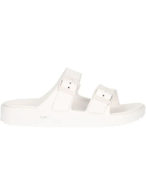 Ciabatta Skechers ArchFit da donna bianca