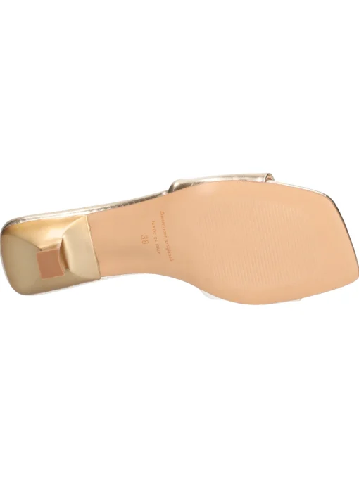 Ciabatta tacco basso Liviana da donna platino