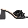 Ciabatta tacco largo Goldu0026amp;Gold da donna nera