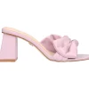 Ciabatta tacco largo Goldu0026amp;Gold da donna lilla