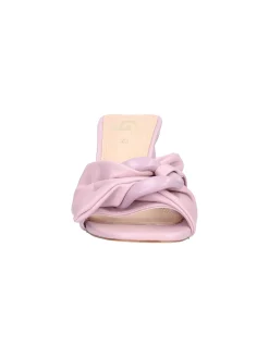 Ciabatta tacco largo Goldu0026amp;Gold da donna lilla