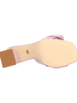 Ciabatta tacco largo Goldu0026amp;Gold da donna lilla