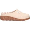 Ciabatta Valleverde da donna beige