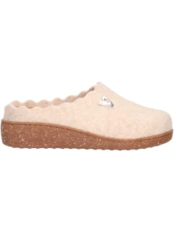 Ciabatta Valleverde da donna beige
