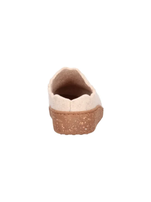 Ciabatta Valleverde da donna beige
