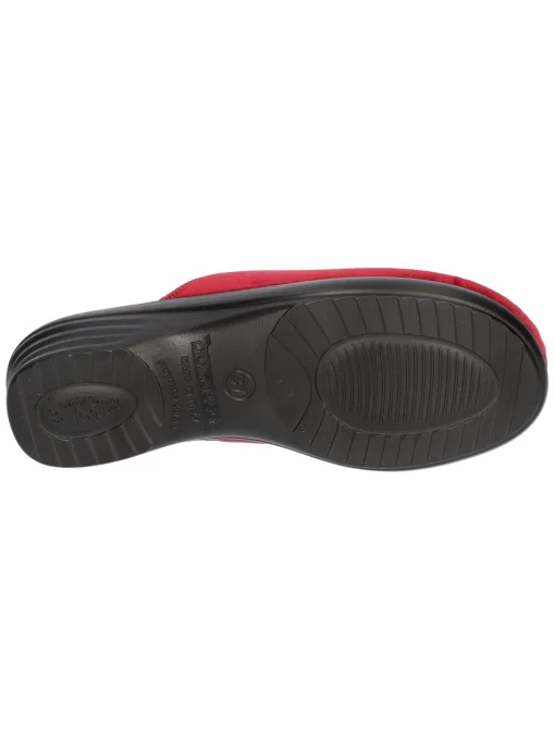 Ciabatta zeppa bassa Fly Flot da donna rossa