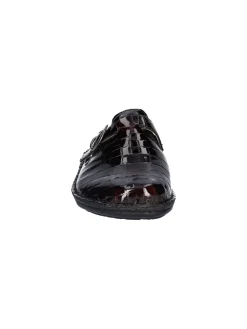 Ciabatta zeppa bassa Grunland da donna bordeaux