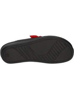 Ciabatta zeppa bassa Susimoda da donna rossa