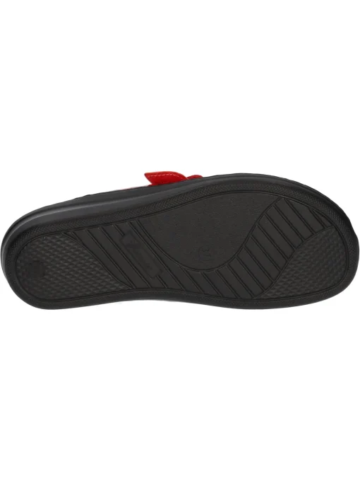 Ciabatta zeppa bassa Susimoda da donna rossa