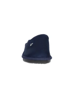 Ciabatta zeppa bassa Valleverde da donna blu