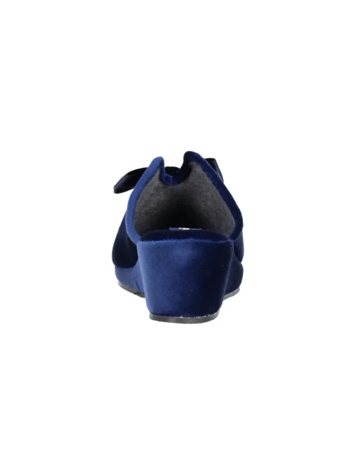 Ciabatta zeppa Melluso da donna blu