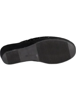 Ciabatta zeppa Melluso da donna nera