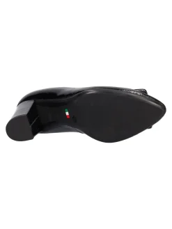 Decolletè con tacco largo Confort da donna nero