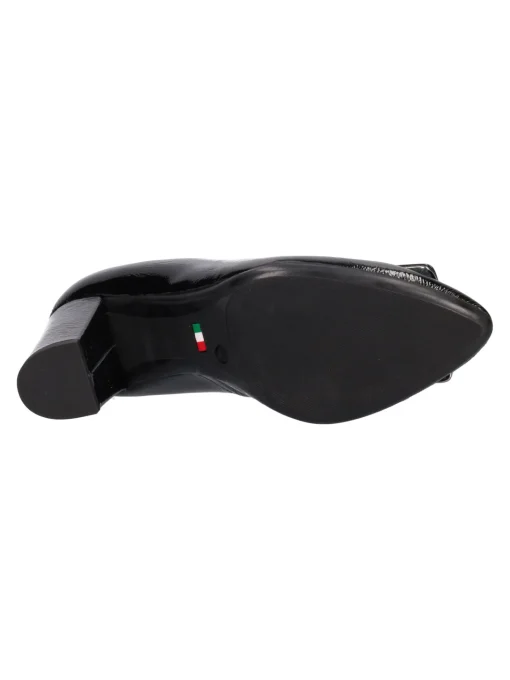 Decolletè con tacco largo Confort da donna nero