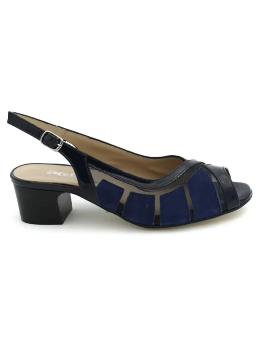 Decollete chanel Melluso donna color denim