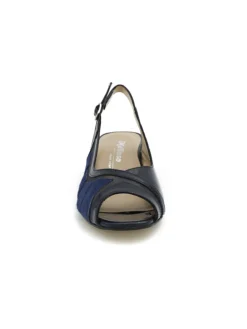 Decollete chanel Melluso donna color denim