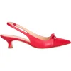 Decollete con tacco basso Liviana da donna rosso