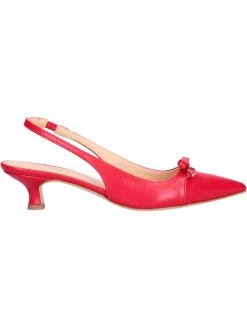 Decollete con tacco basso Liviana da donna rosso