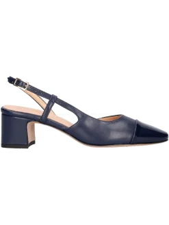 Decollete con tacco basso Liviana da donna blu