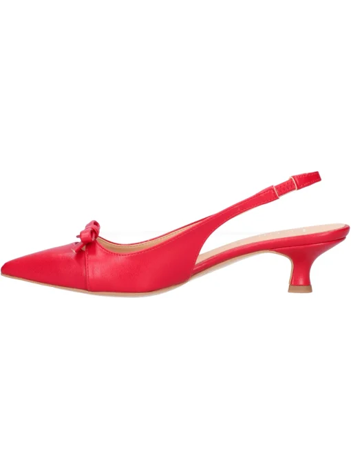 Decollete con tacco basso Liviana da donna rosso