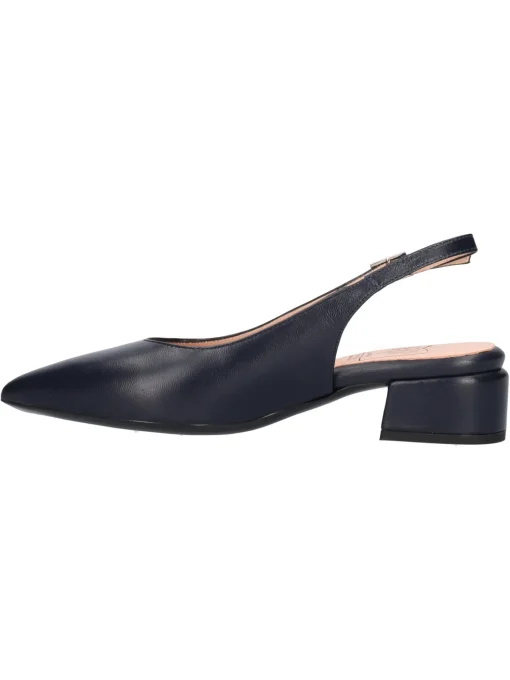 Decollete con tacco basso Confort da donna blu