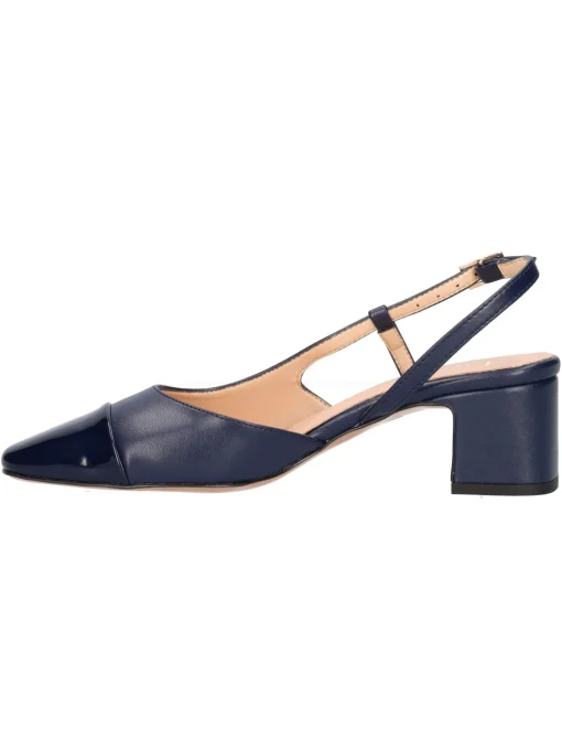 Decollete con tacco basso Liviana da donna blu