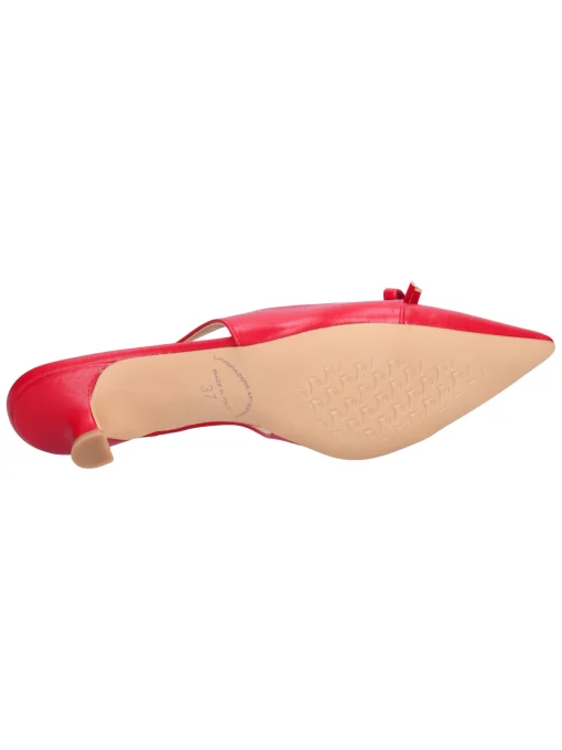 Decollete con tacco basso Liviana da donna rosso