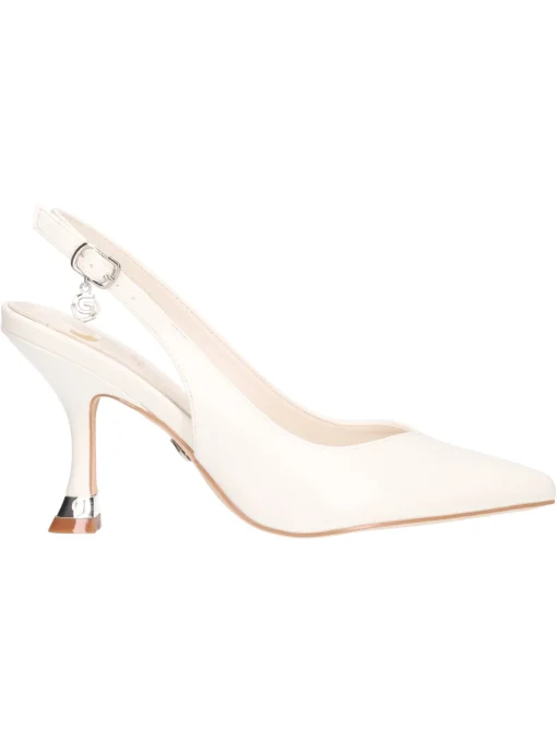 Decollete con tacco fino Goldu0026amp;Gold da donna bianco latte