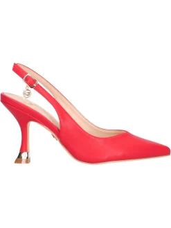 Decollete con tacco fino Goldu0026amp;Gold da donna rosso