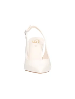 Decollete con tacco fino Goldu0026amp;Gold da donna bianco latte