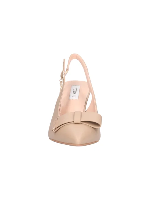 Decollete con tacco fino Ferre da donna beige