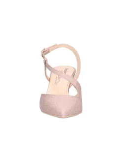 Decollete con tacco fino Nero Giardini da donna rosa glitter