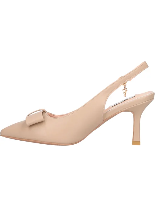 Decollete con tacco fino Ferre da donna beige