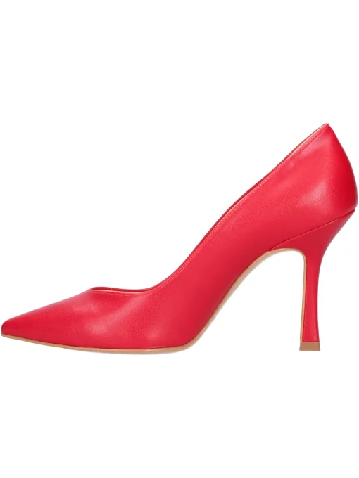 Decollete con tacco fino Liviana da donna rosso