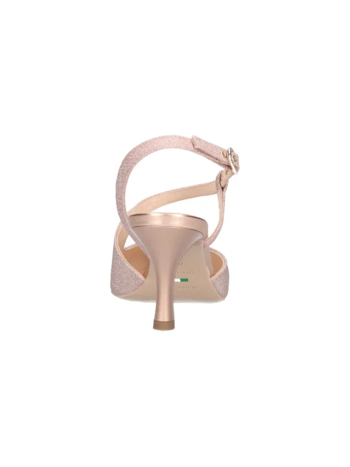 Decollete con tacco fino Nero Giardini da donna rosa glitter