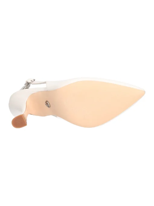 Decollete con tacco fino Goldu0026amp;Gold da donna bianco latte
