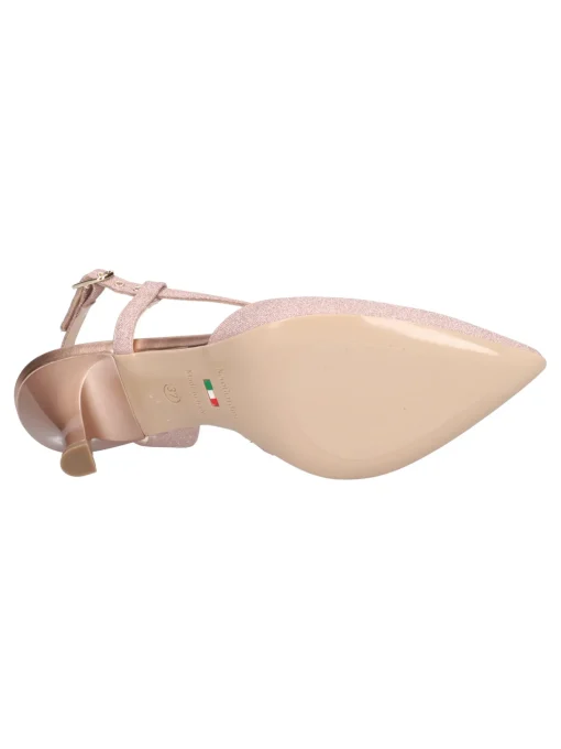 Decollete con tacco fino Nero Giardini da donna rosa glitter
