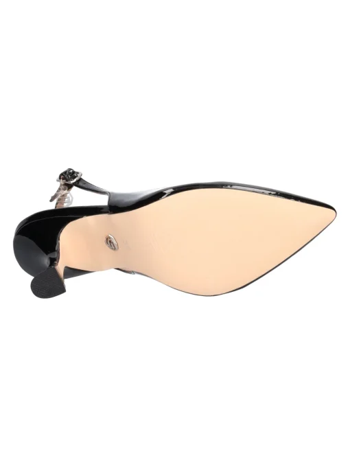 Decollete con tacco fino Goldu0026amp;Gold da donna nero