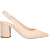 Decollete con tacco largo Nero Giardini da donna beige