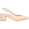 Decollete con tacco largo Confort da donna beige