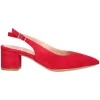 Decollete con tacco largo Confort da donna rosso