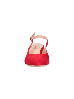 Decollete con tacco largo Confort da donna rosso