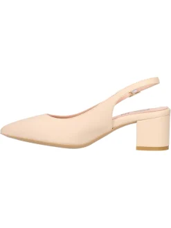 Decollete con tacco largo Confort da donna beige