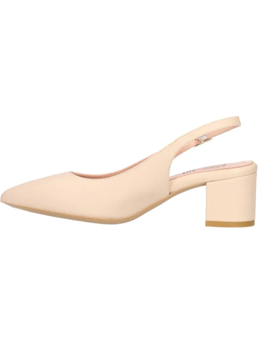 Decollete con tacco largo Confort da donna beige