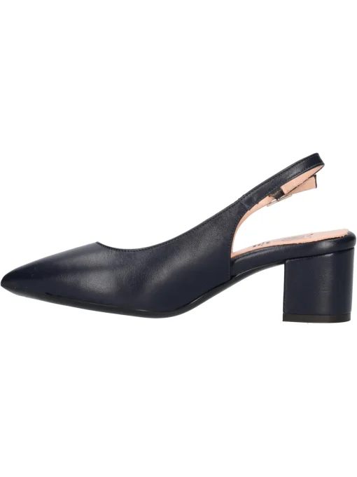 Decollete con tacco largo Confort da donna blu
