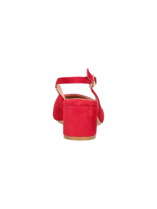 Decollete con tacco largo Confort da donna rosso