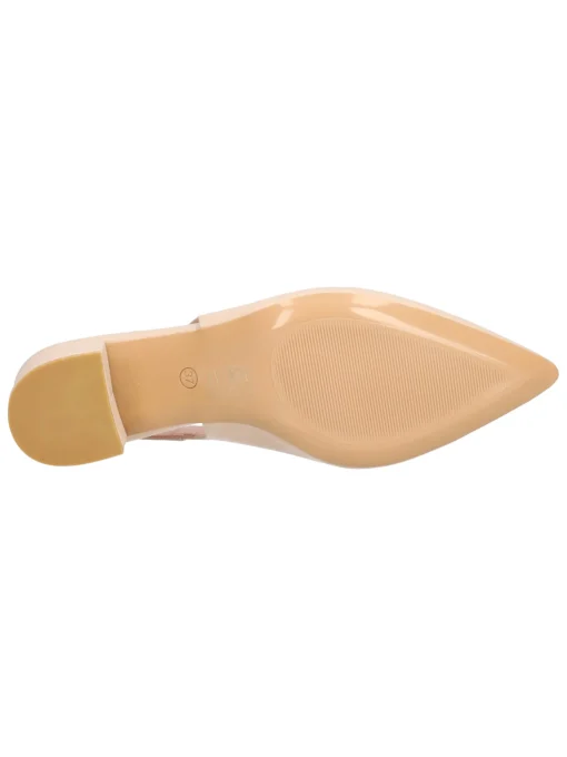 Decollete con tacco largo Confort da donna beige