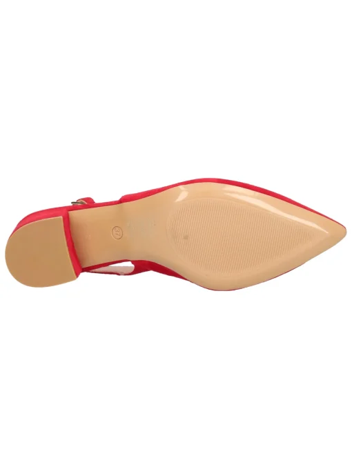 Decollete con tacco largo Confort da donna rosso