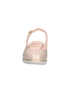 Decollete con zeppa Confort da donna platino