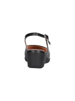Decollete con zeppa Confort da donna nero